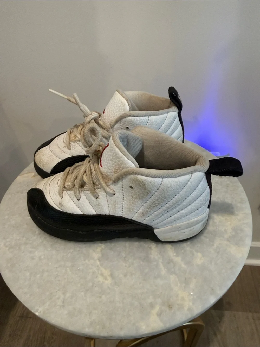 Jordan Toddler 12 Retro Sneakers with Red Jumpman
